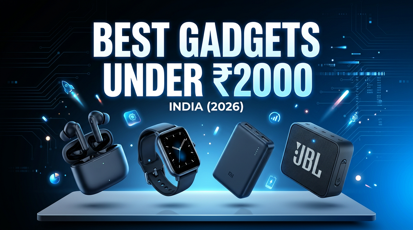 Best Tech Gadgets Under ₹2000 in India (2026) – Budget Picks You’ll Love